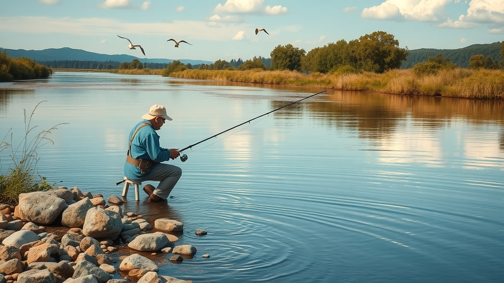 Anglers fishing on the tranquil Tomoka River