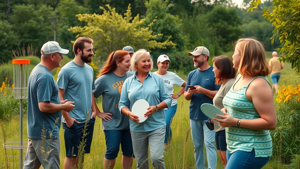 Community enjoys disc golf day at Reed Canal Park