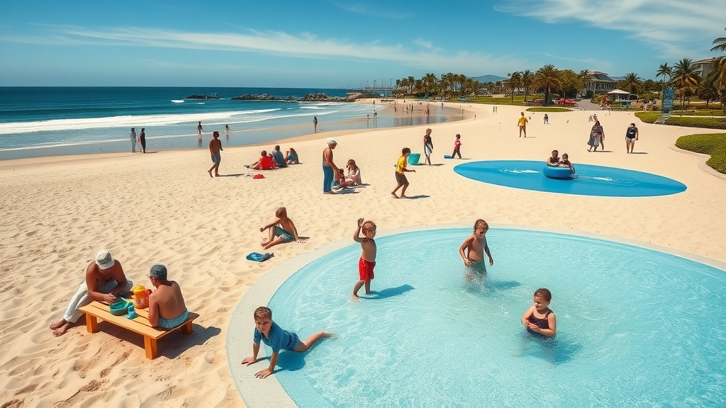 Relaxing family day at Andy Romano Beachfront Park